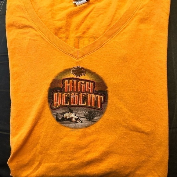 Harley Davidson Ladies V Neck Tee - Picture 4 of 7